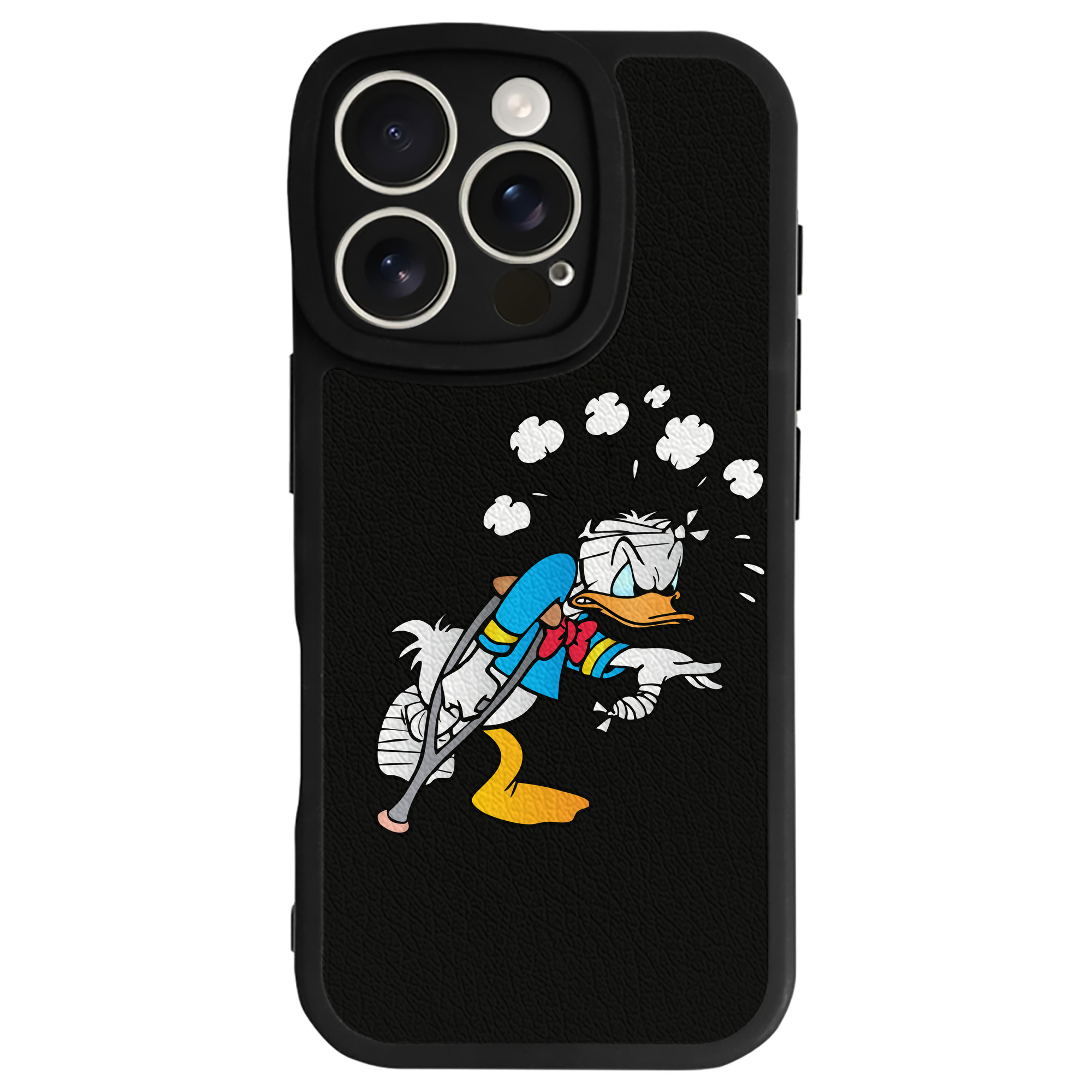 （画像用） ミッキーマウス Mickey Mouse 【iPhone 16シリーズ対応】シリコンスマホケース（レザー調） 材質：シリコン